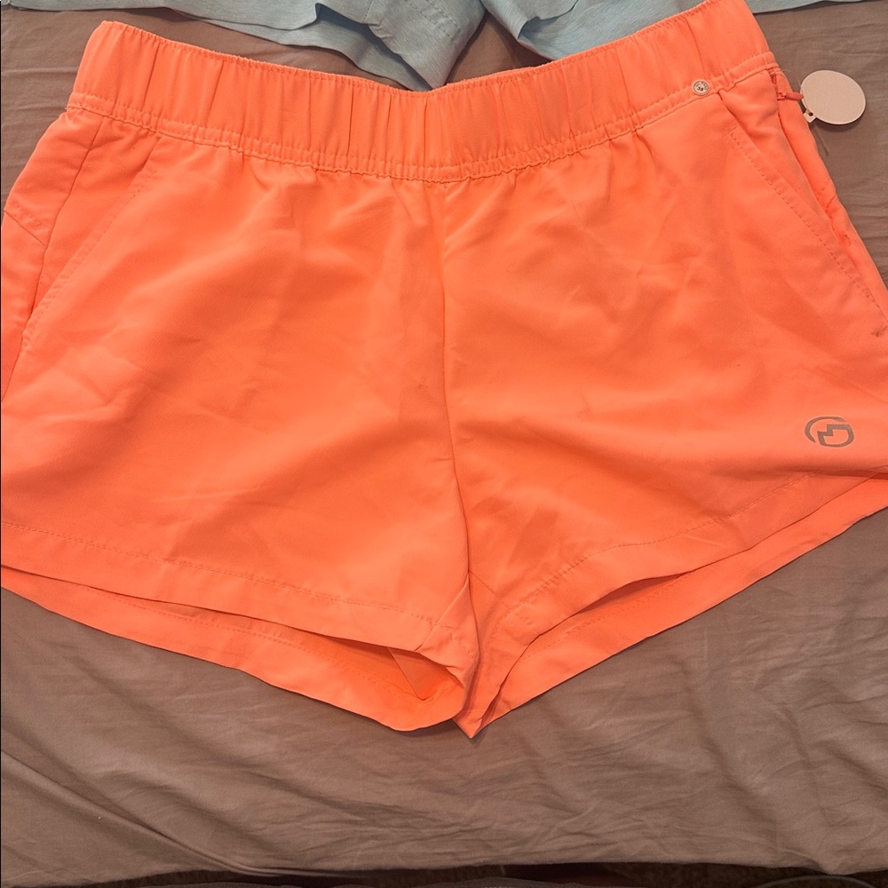 Bright Orange Athletic Shorts